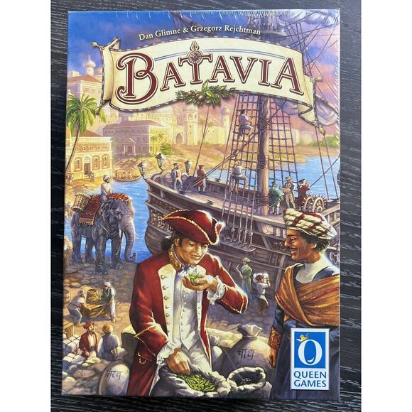 Batavia Board Game by Dan Glimne, 2016 Queen Games, New and Sealed - Picture 1 of 8